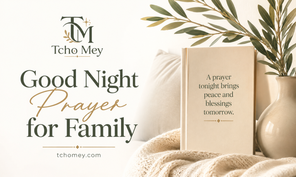 Good Night Prayer for Family