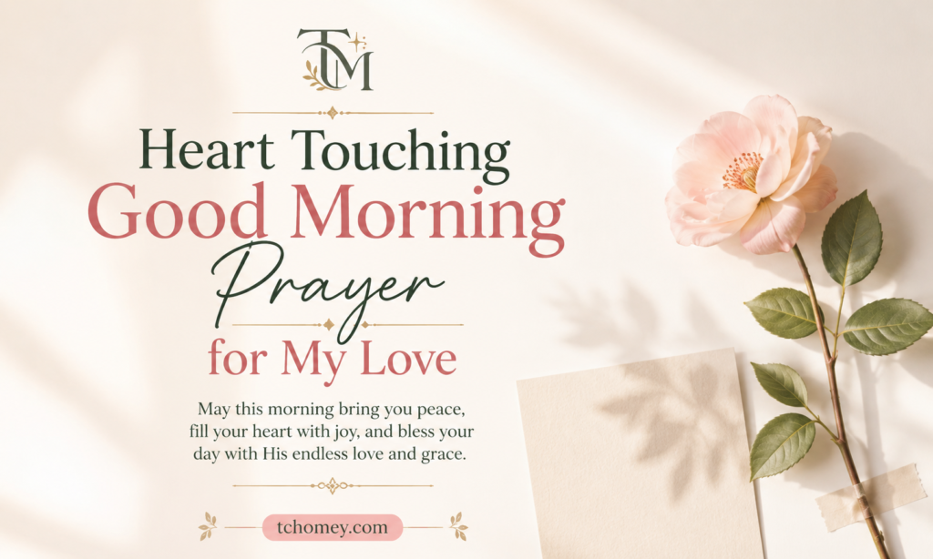 Heart Touching Good Morning Prayer for My Love