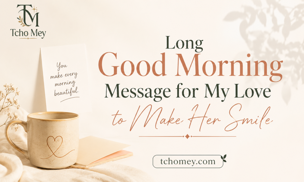 Long Good Morning Message for My Love to Make Her Smile