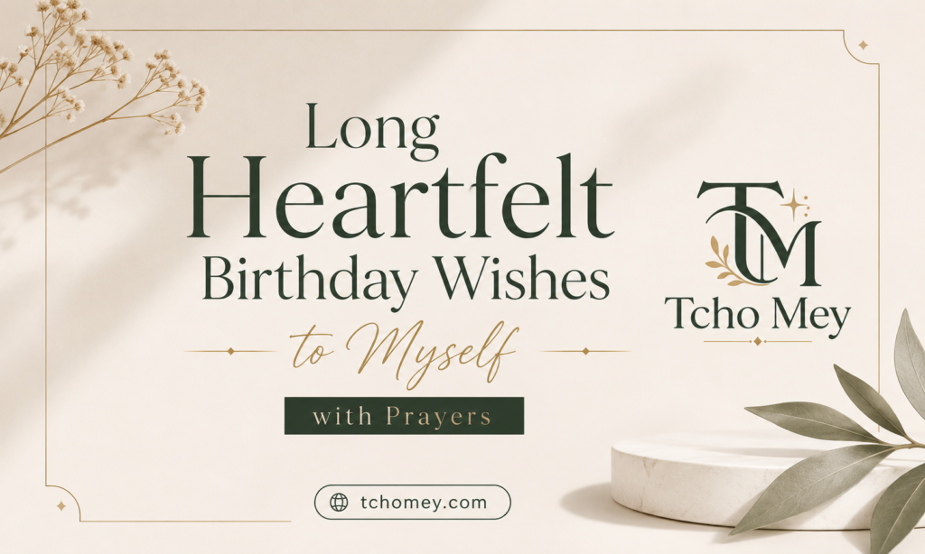 Long Heartfelt Birthday Wishes to Myself with Prayers