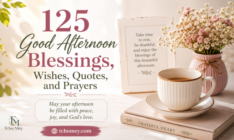 125 Good Afternoon Blessings, Wishes, Quotes, and Prayers