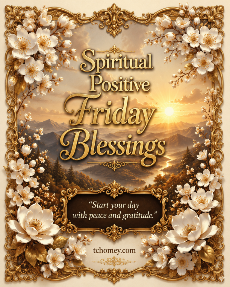 175+ Spiritual Positive Friday Blessings, Prayers, Quotes & Images