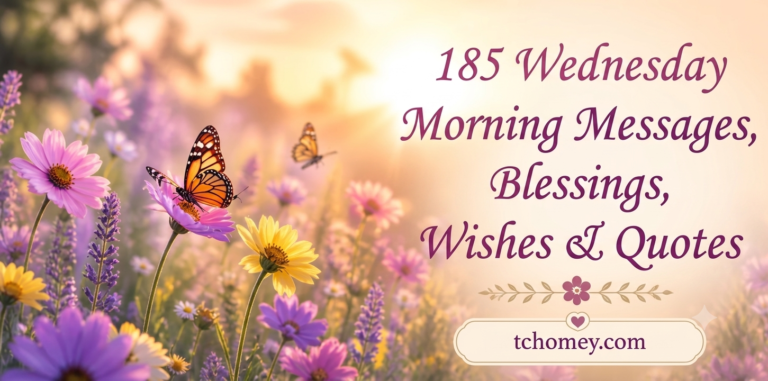 185 Wednesday Morning Messages, Blessings, Wishes & Quotes