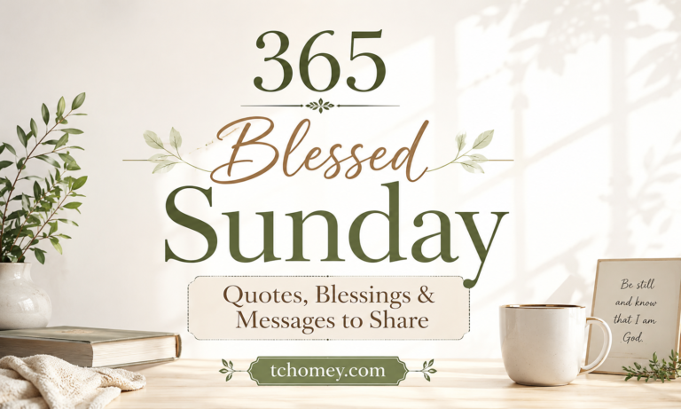 365 Blessed Sunday Quotes, Blessings & Messages to Share