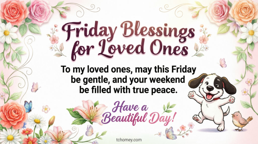 Friday Blessings for Loved Ones