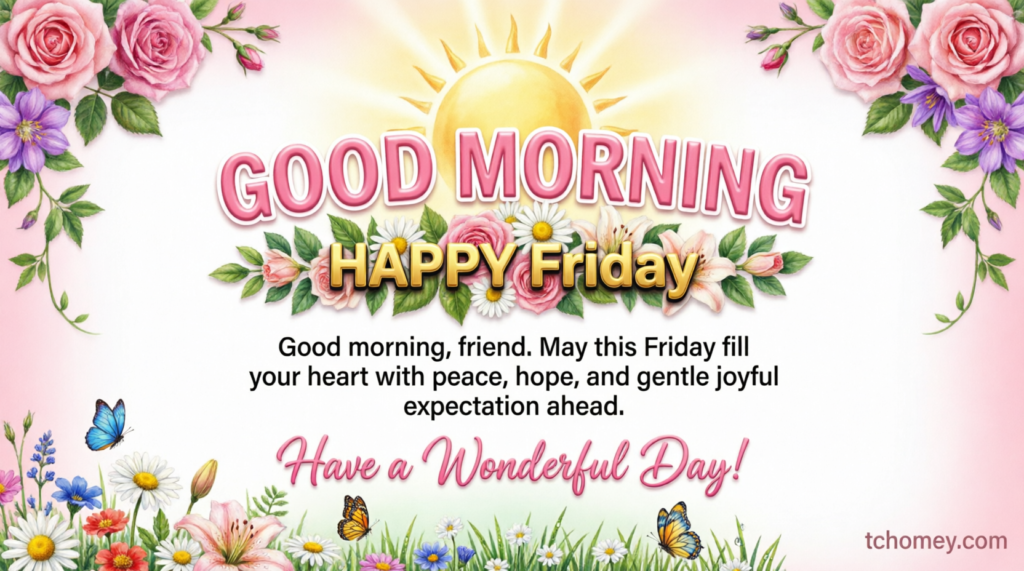 Good Morning Friday Blessings
