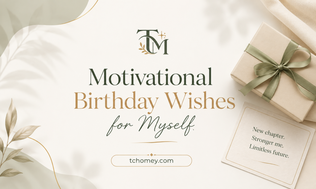 Motivational Birthday Wishes for Myself