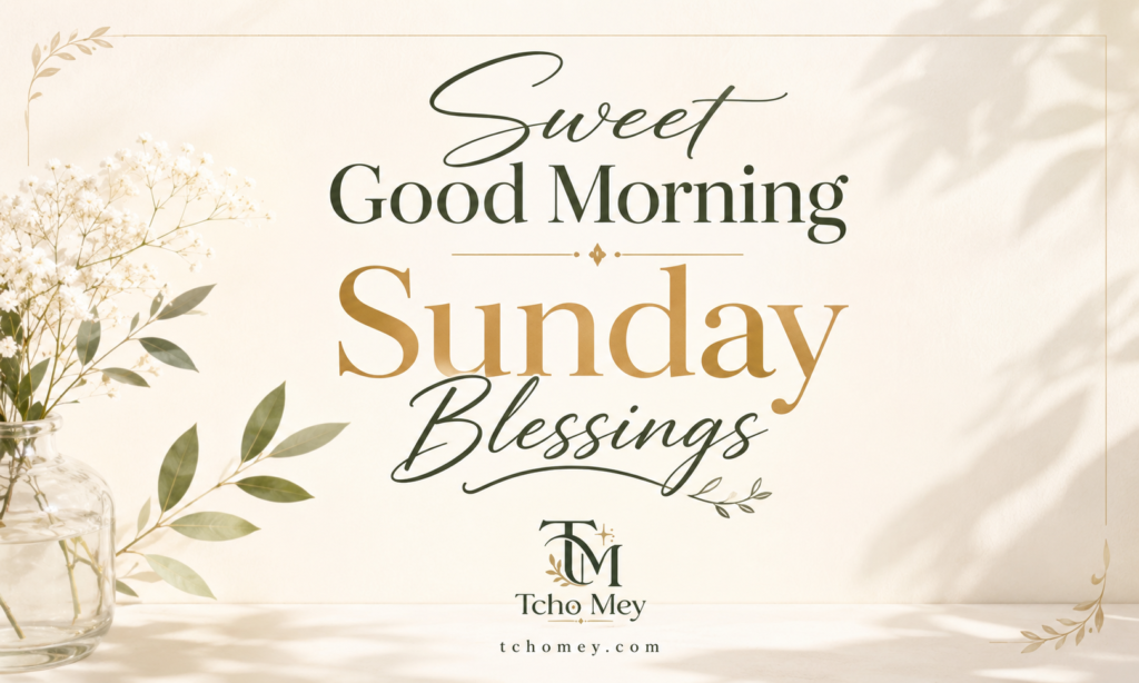Sweet Good Morning Sunday Blessings