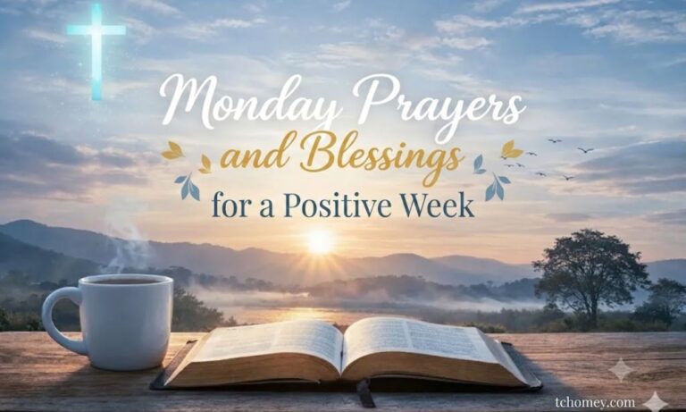 160 Monday Prayers and Blessings for a Positive Week
