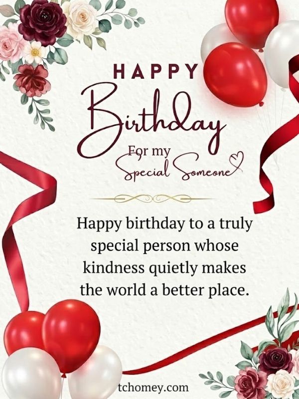 Birthday Wishes for a Special Person You Love