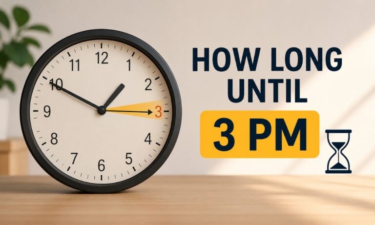 How Long Until 3 PM