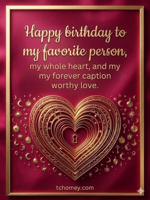Instagram Birthday Wishes for Love