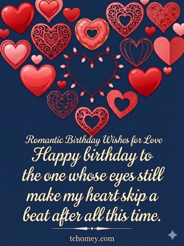 Romantic Birthday Wishes for My Love