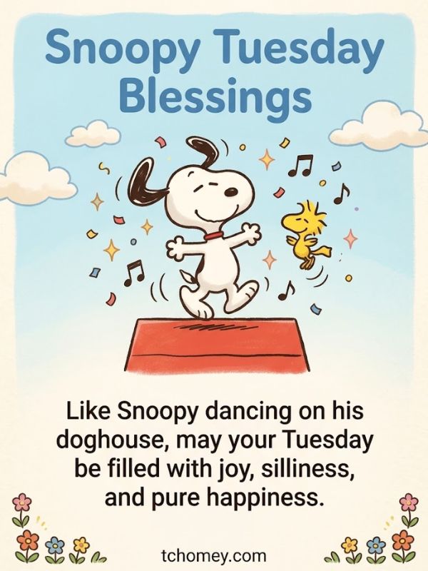 Snoopy Tuesday Blessings